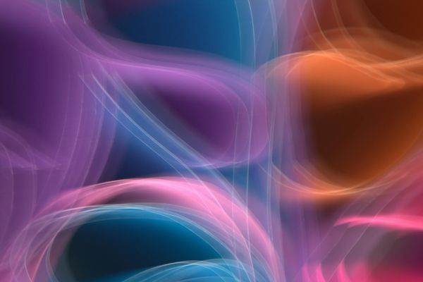 Abstract flow of energy and vitality representation